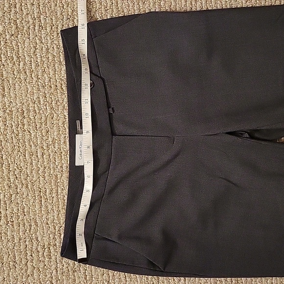 Calvin Klein Women's Two Piece Suit Blazer and Pants Set Charcoal Gray Size 4 - Picture 9 of 9